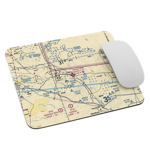 Iraan Municipal Airport (2F0) VFR Sectional Mouse Pad