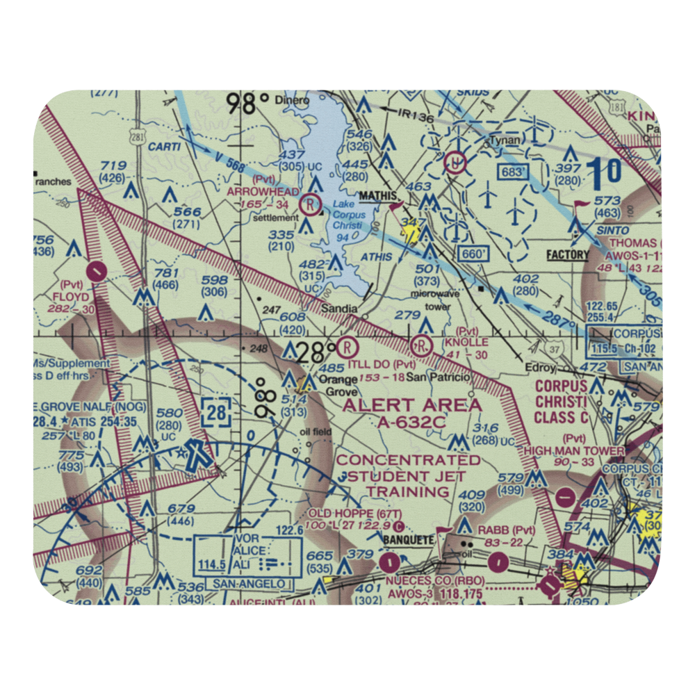 Itll Do Airfield (1XS0) VFR Sectional Mouse Pad 