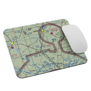 J Bar Wc Ranch Airport (54TS) VFR Sectional Mouse Pad