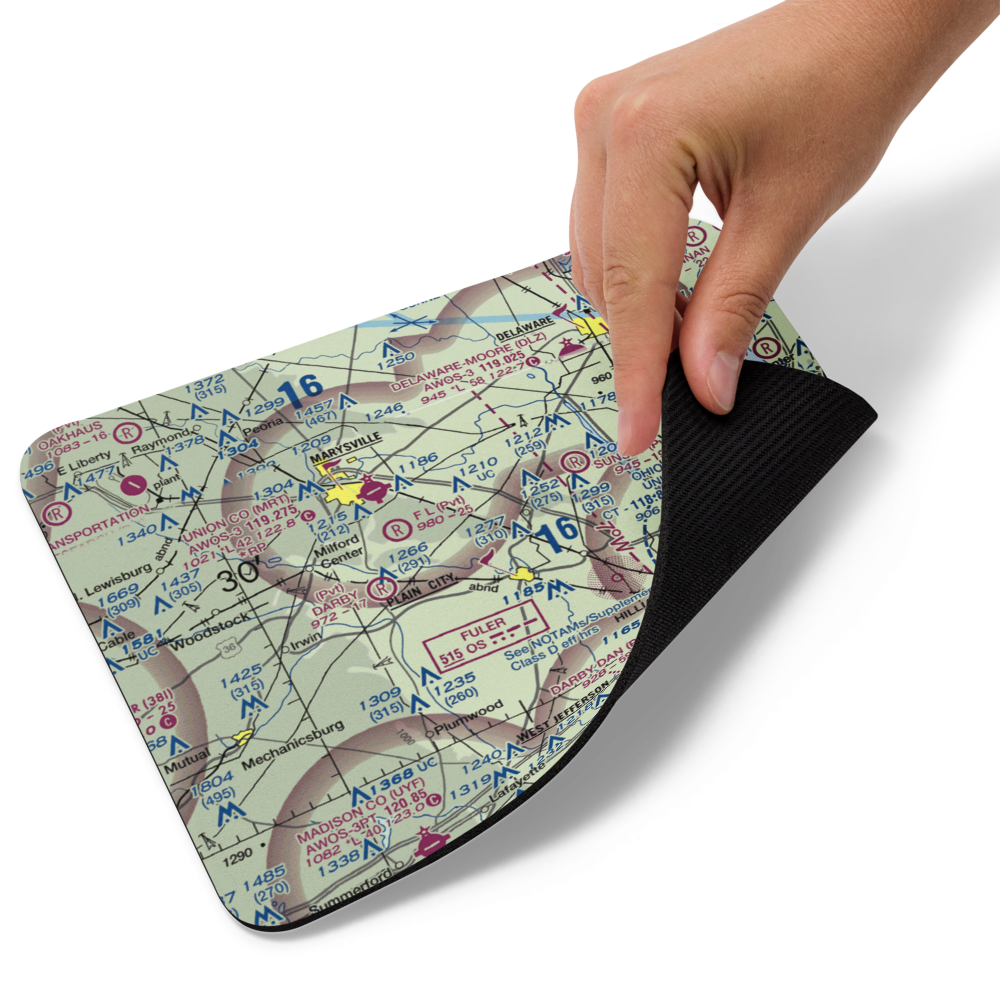 J-Em Farm Airport (82OI) VFR Sectional Mouse Pad 