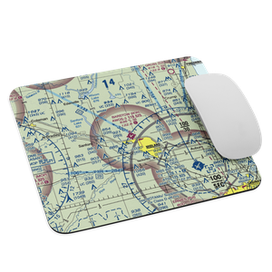 Jack Barstow Airport (IKW) VFR Sectional Mouse Pad