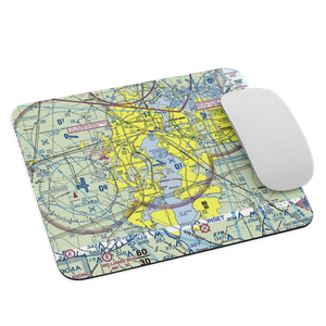 Jacksonville Naval Air Station (Towers Field) (NIP) VFR Sectional Mouse Pad