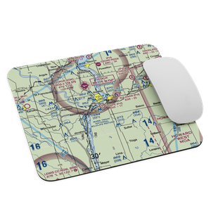 Jan Knipe Airport (95IS) VFR Sectional Mouse Pad