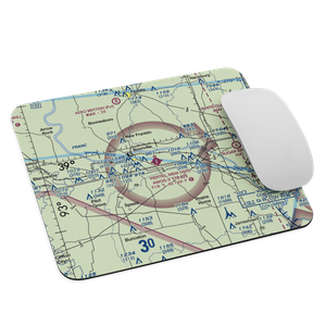 Jesse Viertel Memorial Airport (VER) VFR Sectional Mouse Pad