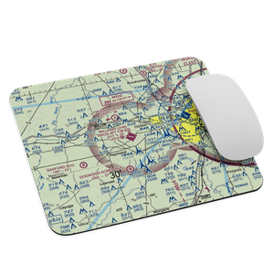 John Bell Williams Airport (JVW) VFR Sectional Mouse Pad