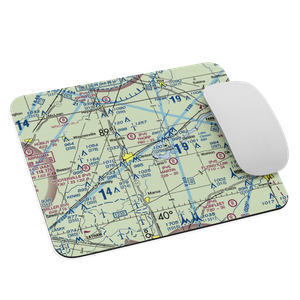 John Scharff Airport (33IL) VFR Sectional Mouse Pad