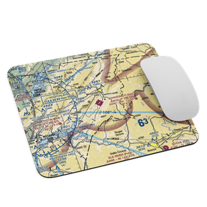 Johnson County Airport (6A4) VFR Sectional Mouse Pad