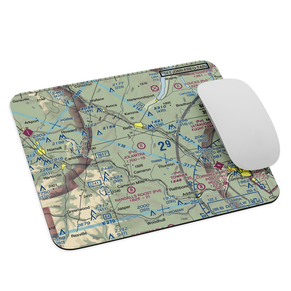 Jolamtra Landing Area Airport (23NY) VFR Sectional Mouse Pad 