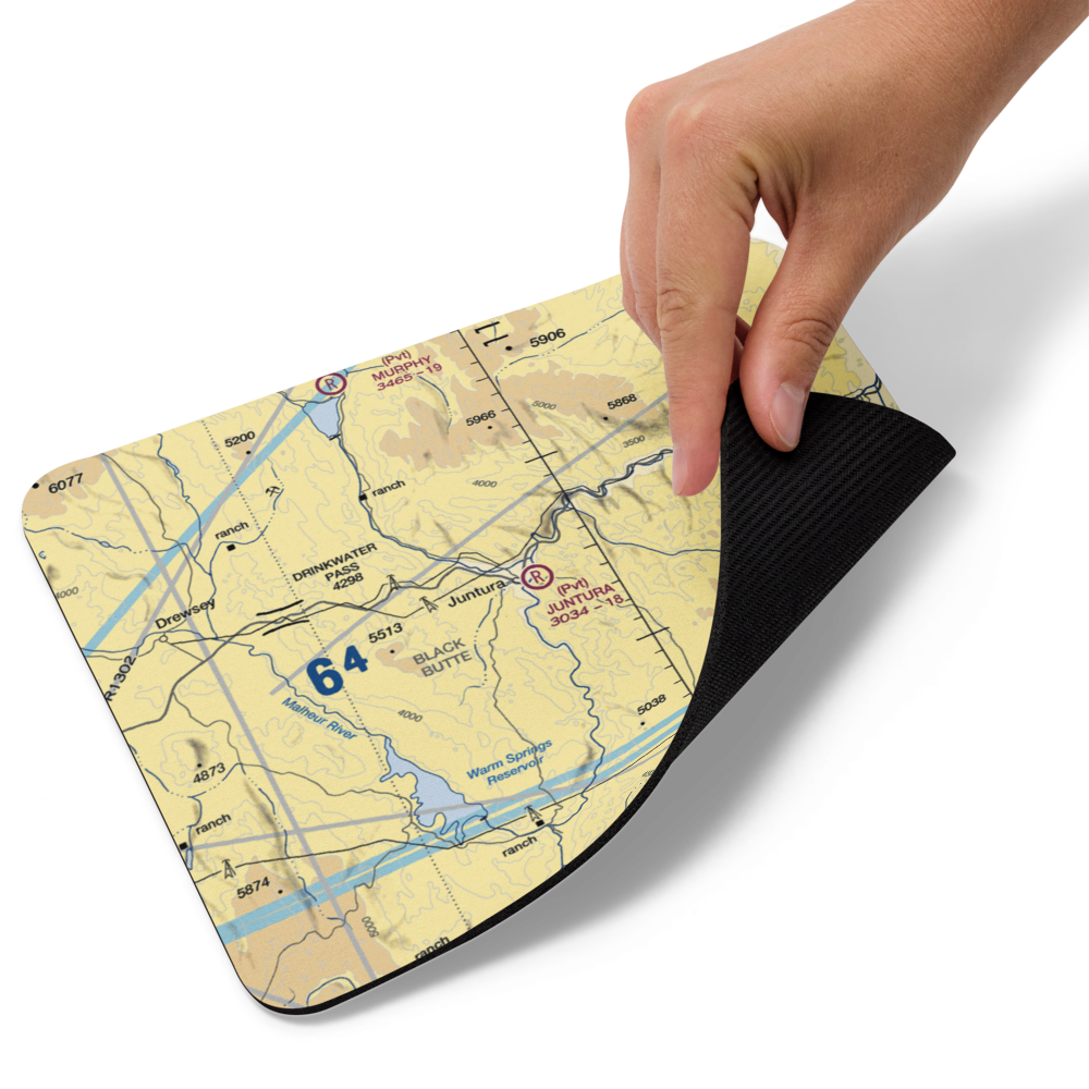 Juntura Airport (OR14) VFR Sectional Mouse Pad 