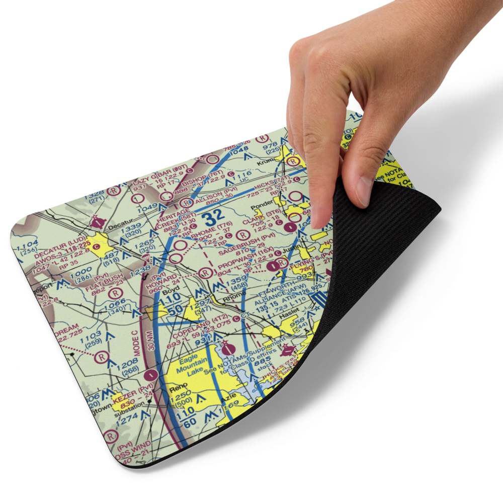 Jw Airport (2TX7) VFR Sectional Mouse Pad 