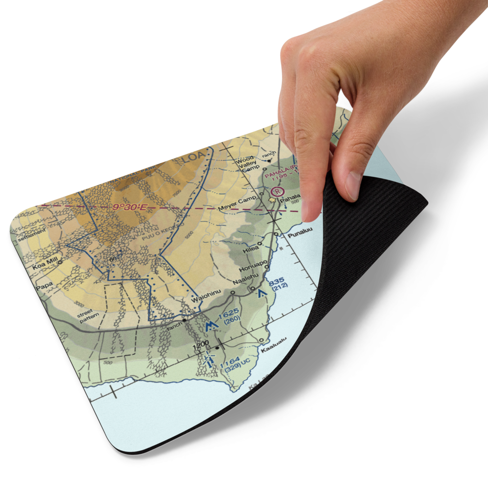 Kaalaiki Airstrip (HI25) VFR Sectional Mouse Pad 