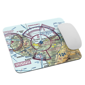 Kahului Airport (OGG) VFR Sectional Mouse Pad