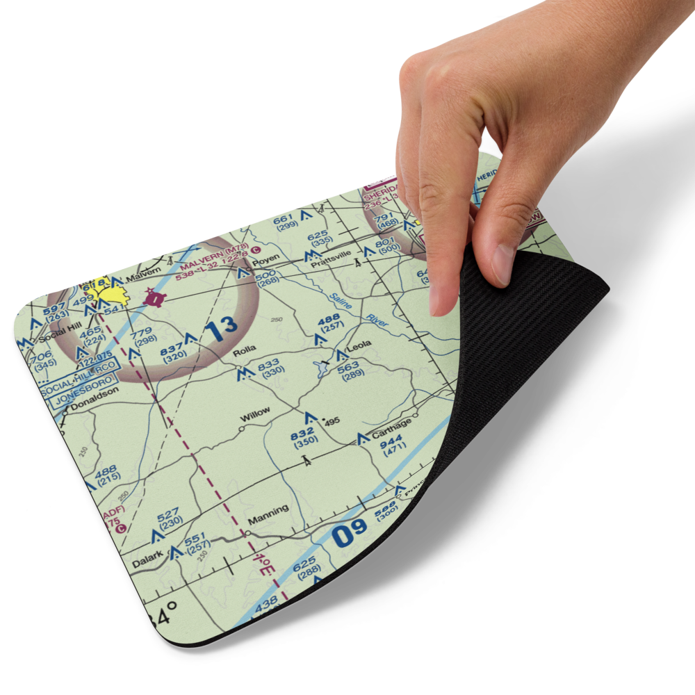 Katheryn's Landing Airport (AR81) VFR Sectional Mouse Pad 
