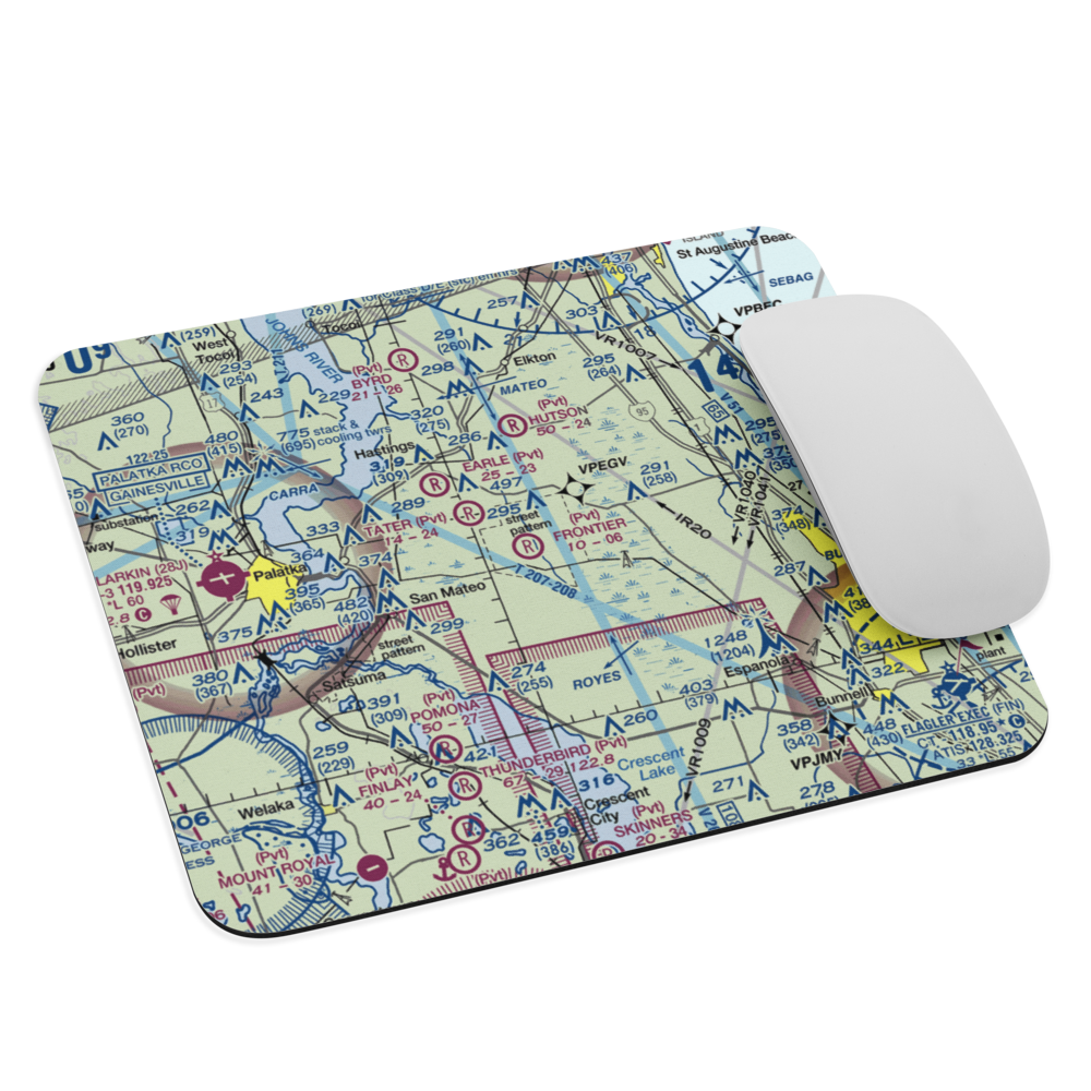 Kathrinstadt Airport (2FA7) VFR Sectional Mouse Pad 
