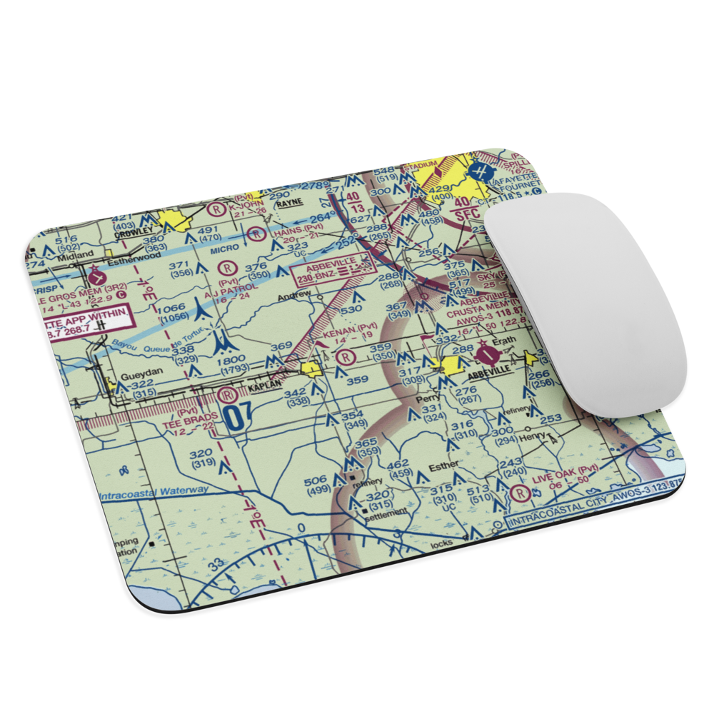 Kenan Airstrip (LA61) VFR Sectional Mouse Pad 