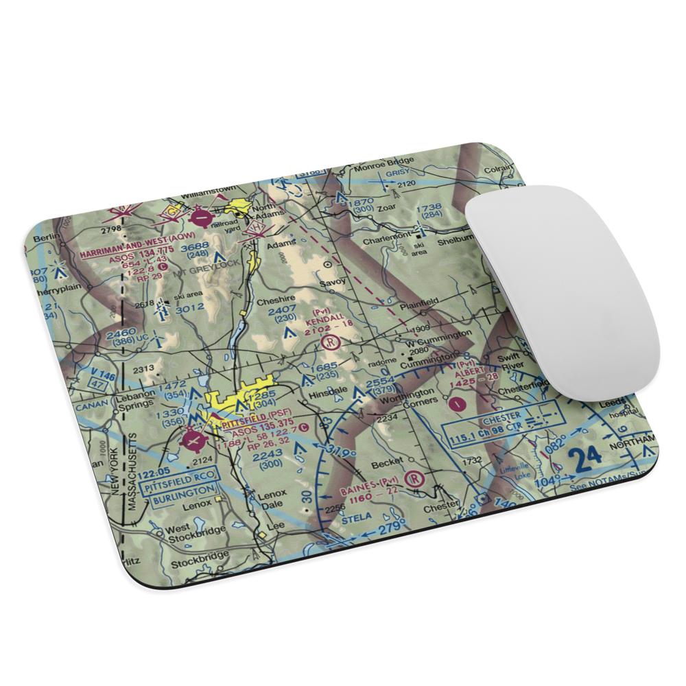 Kendalls Lndg Area Airport (MA86) VFR Sectional Mouse Pad 