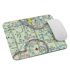 Kester Fly Inn Airport (18IN) VFR Sectional Mouse Pad