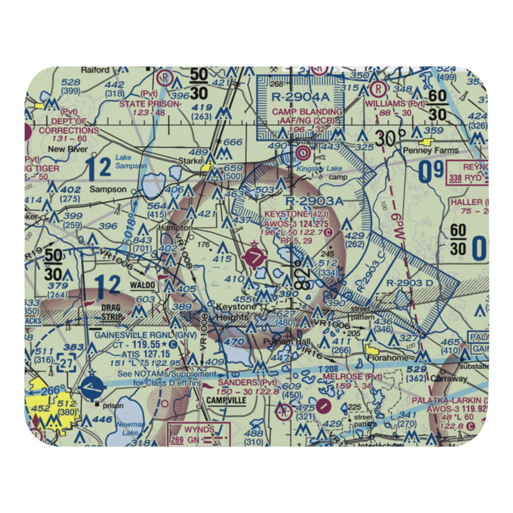 Keystone Airpark (42J) VFR Sectional Mouse Pad 