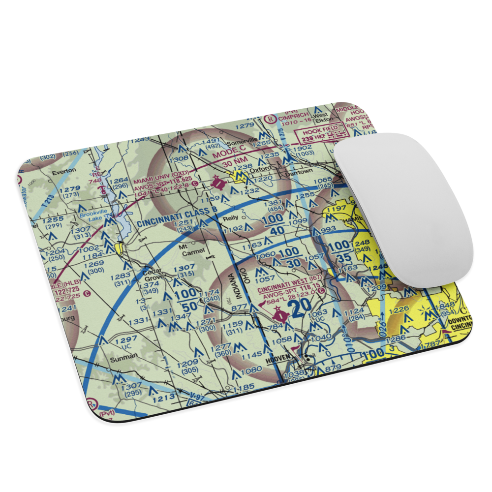 King Knoll Airport (OI84) VFR Sectional Mouse Pad 