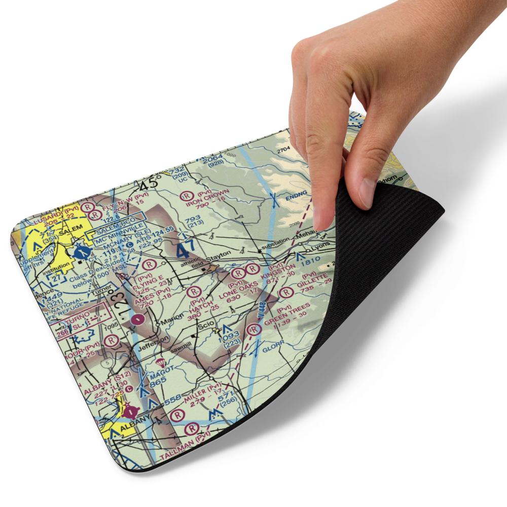 Kingston Airpark (8OR2) VFR Sectional Mouse Pad 
