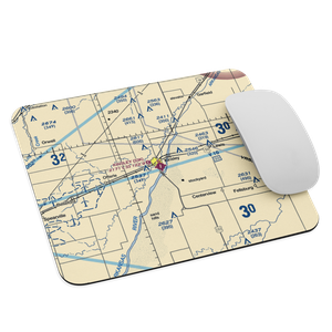 Kinsley Municipal Airport (33K) VFR Sectional Mouse Pad