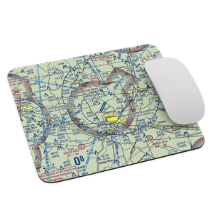 Kinston Regional Jetport At Stallings Field (ISO) VFR Sectional Mouse Pad