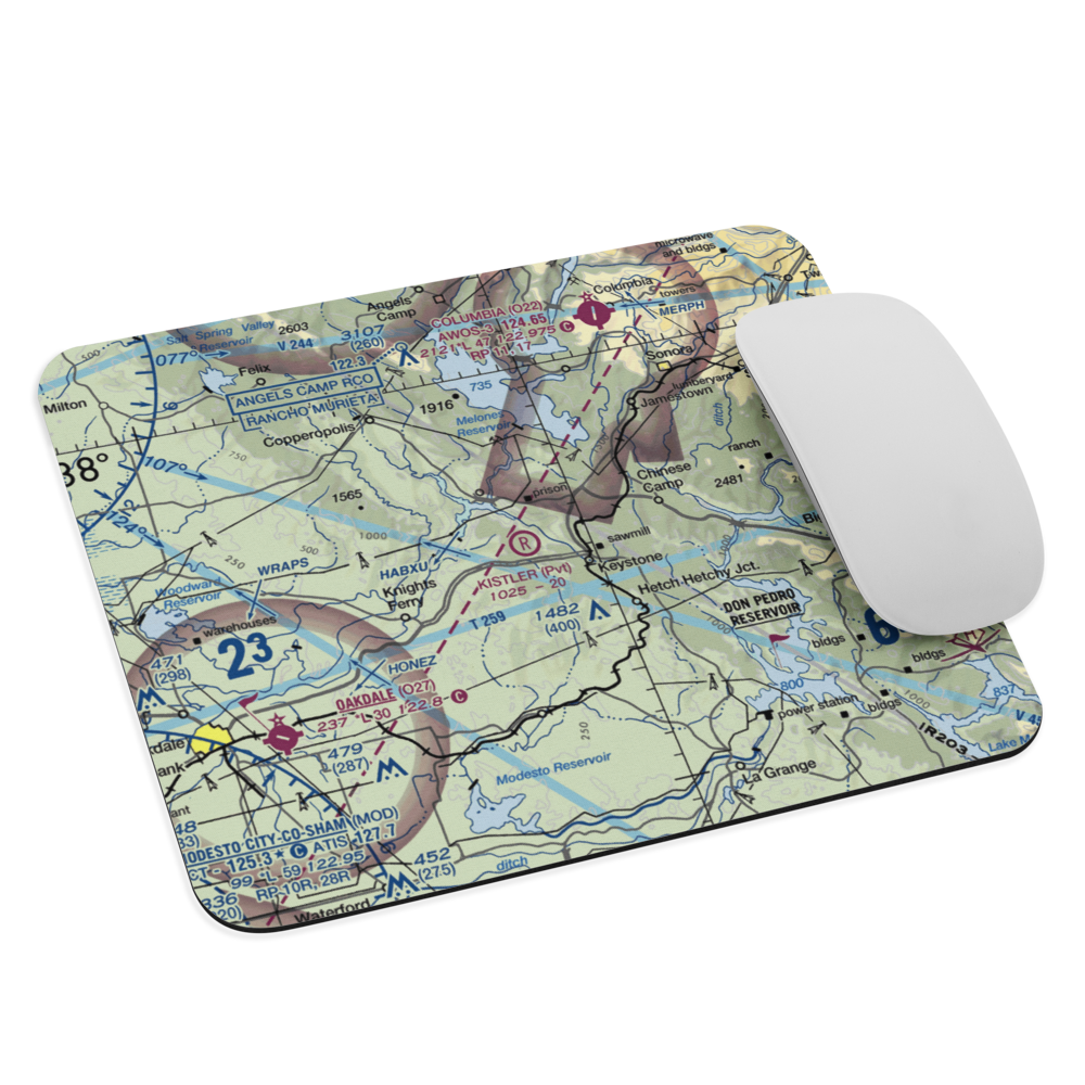 Kistler Ranch Airport (08CL) VFR Sectional Mouse Pad 