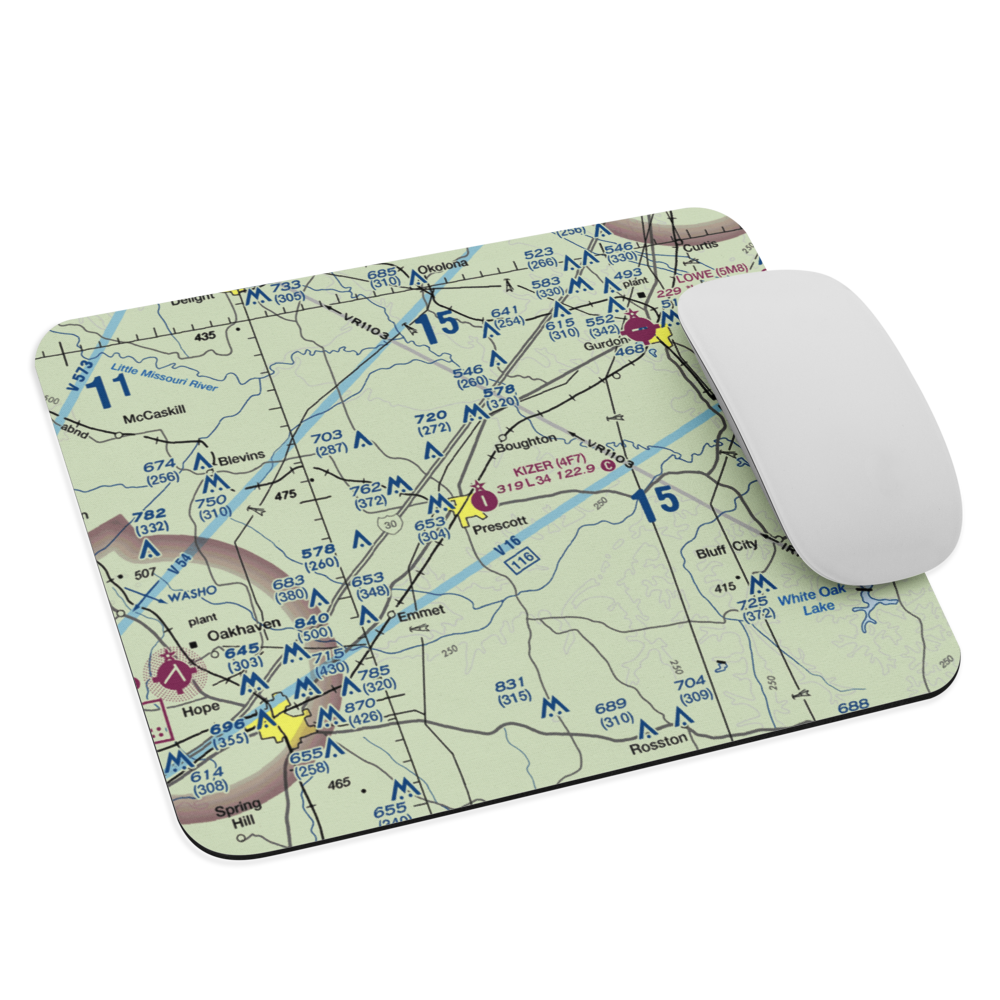 Kizer Field (4F7) VFR Sectional Mouse Pad 