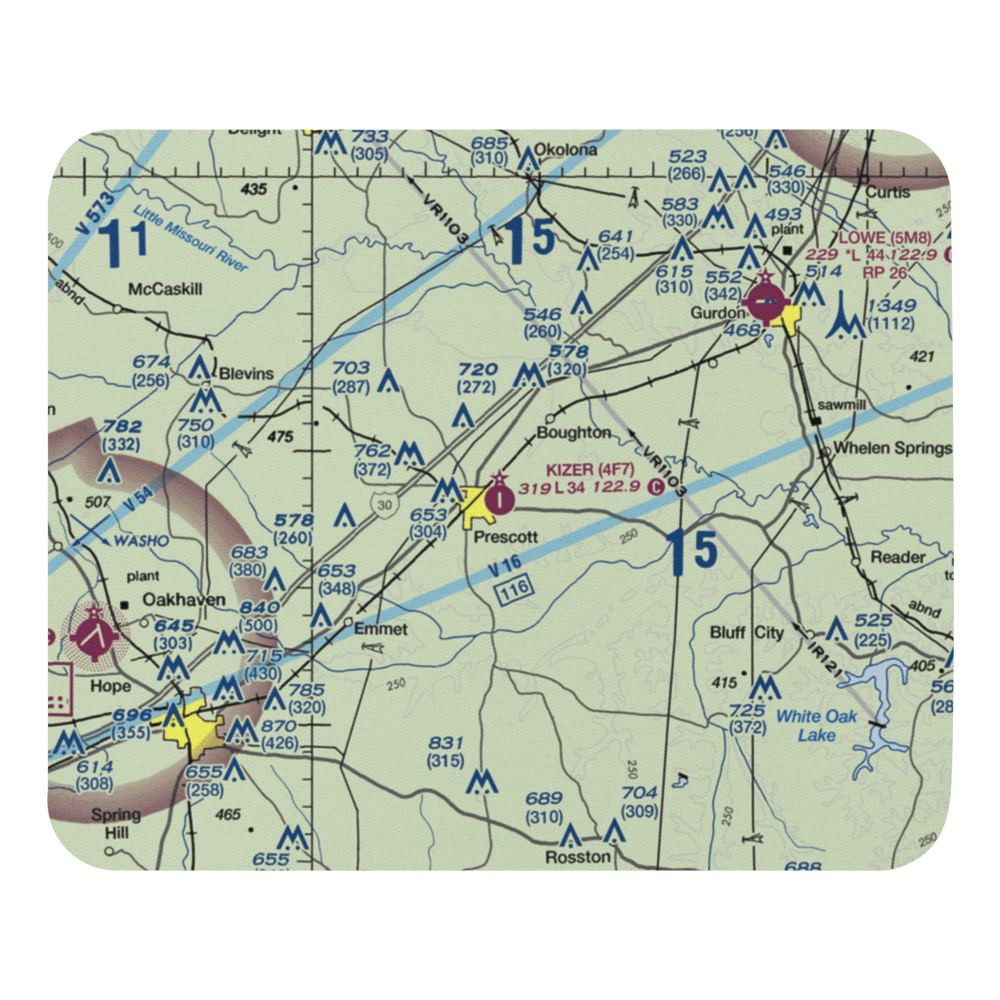 Kizer Field (4F7) VFR Sectional Mouse Pad 