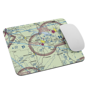 Knoxville Municipal Airport (OXV) VFR Sectional Mouse Pad