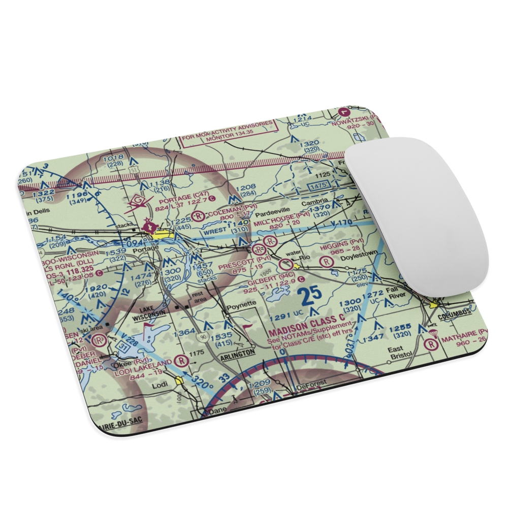 Knutson Field (WN39) VFR Sectional Mouse Pad 