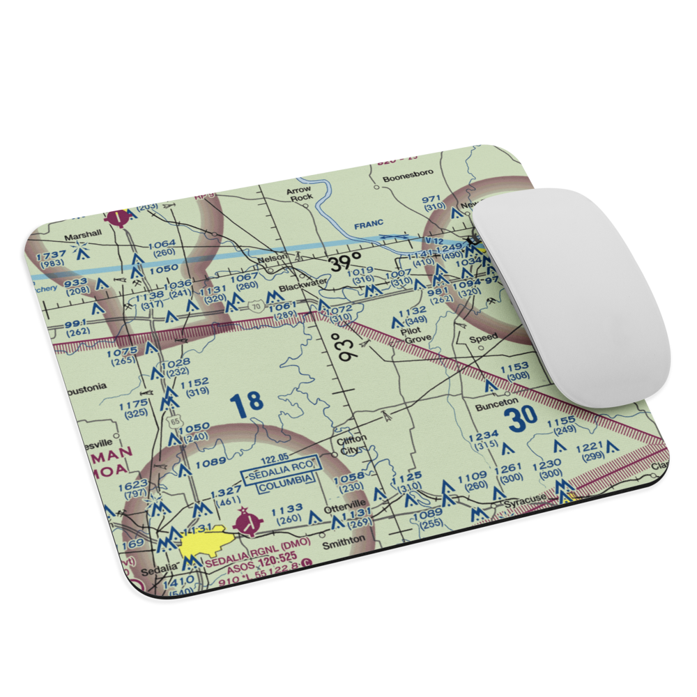 Kollmeyer Airport (OMU9) VFR Sectional Mouse Pad 