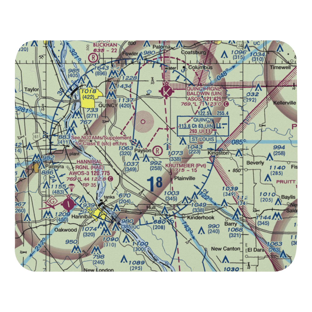 Krutmeier Airport (9LL0) VFR Sectional Mouse Pad 