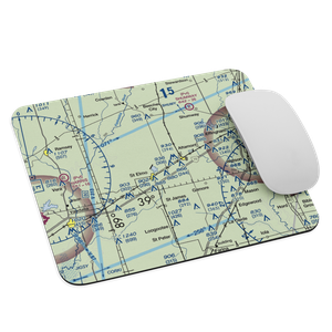 Kuebler RLA Restricted Landing Area (4IL4) VFR Sectional Mouse Pad