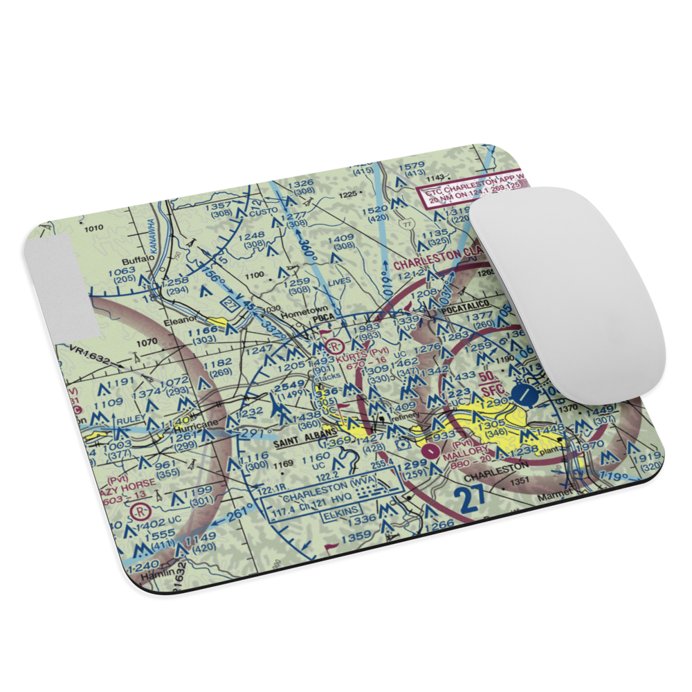 Kurt's Field (27WV) VFR Sectional Mouse Pad 