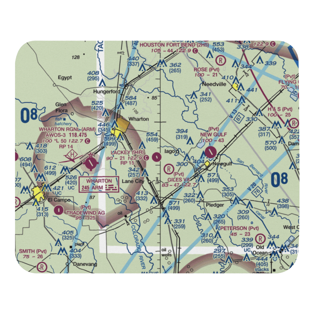 Lackey Aviation Airport (94R) VFR Sectional Mouse Pad 