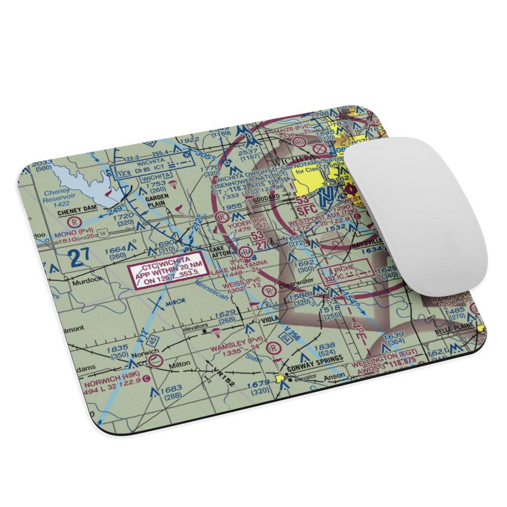 Lake Waltanna Airport (SN65) VFR Sectional Mouse Pad 