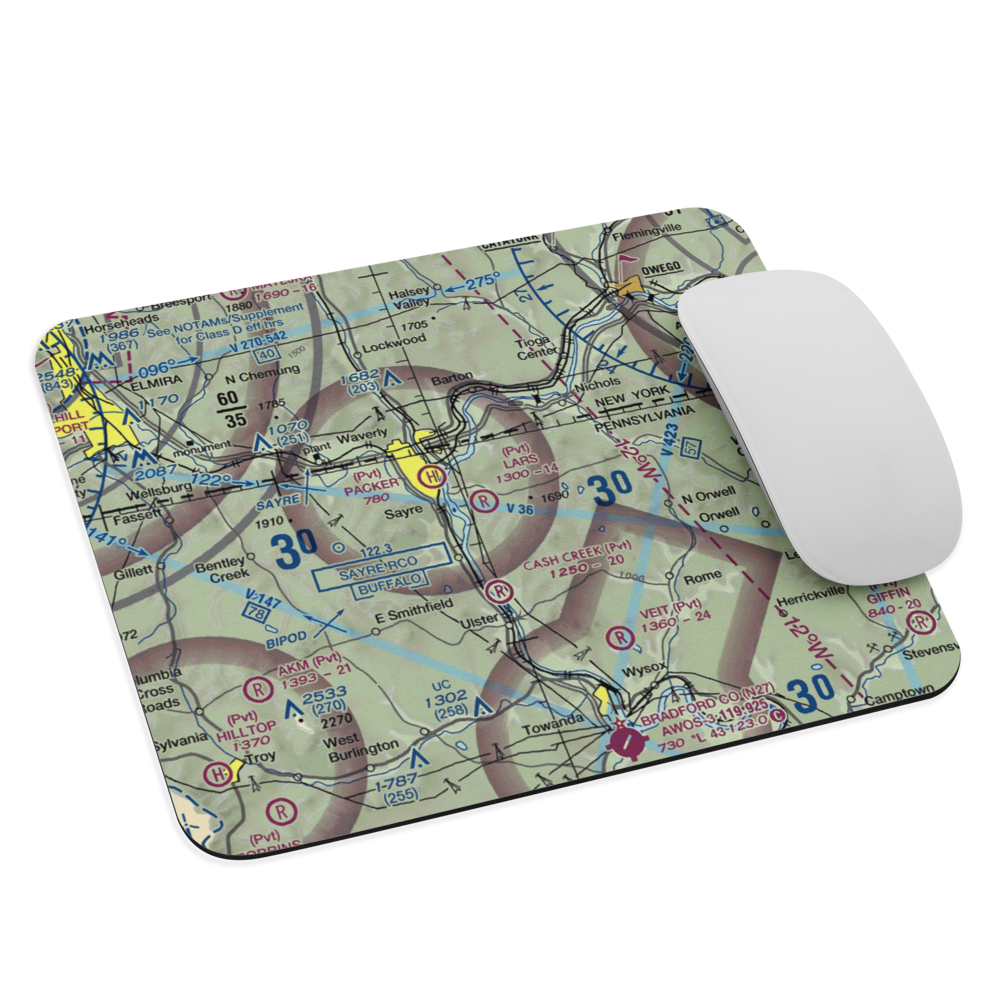 Lars/Private Airport (PA33) VFR Sectional Mouse Pad 