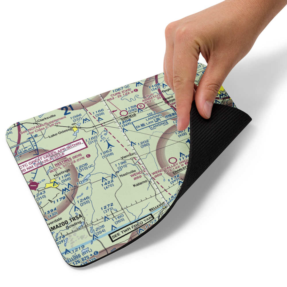 Law Field (35MI) VFR Sectional Mouse Pad 