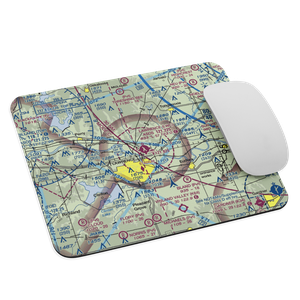 Lawrence Municipal Airport (LWC) VFR Sectional Mouse Pad