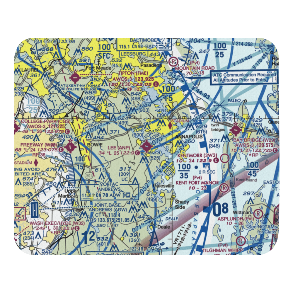 Lee Airport (ANP) VFR Sectional Mouse Pad 