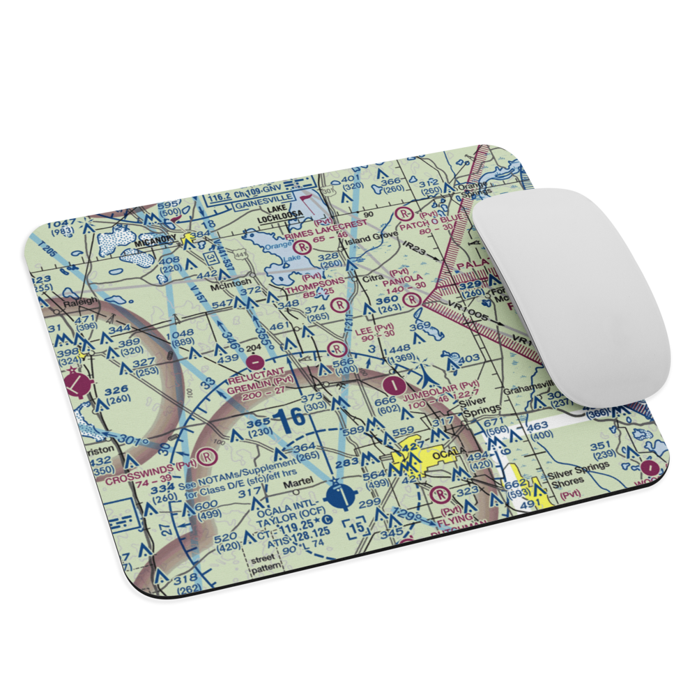 Lee Farms Airport (FL80) VFR Sectional Mouse Pad 