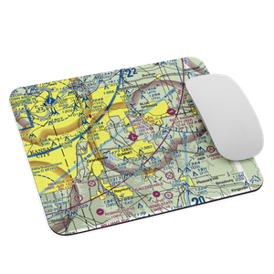 Lee's Summit Municipal Airport (LXT) VFR Sectional Mouse Pad