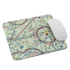 Lejeune Aerial Applications Airport (10LS) VFR Sectional Mouse Pad