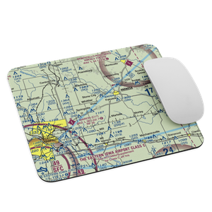 Lerchs Airport (62IA) VFR Sectional Mouse Pad