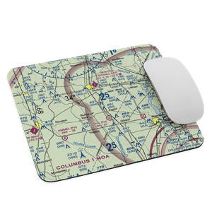 Leuth Flying Service Airport (MS52) VFR Sectional Mouse Pad