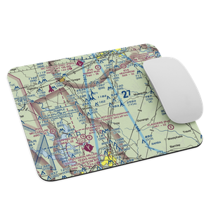 Liberty Hill International Airport (TS29) VFR Sectional Mouse Pad