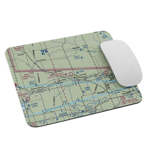 Lincoln Municipal Airport (K71) VFR Sectional Mouse Pad
