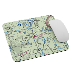 Linn County Airport (1KS) VFR Sectional Mouse Pad