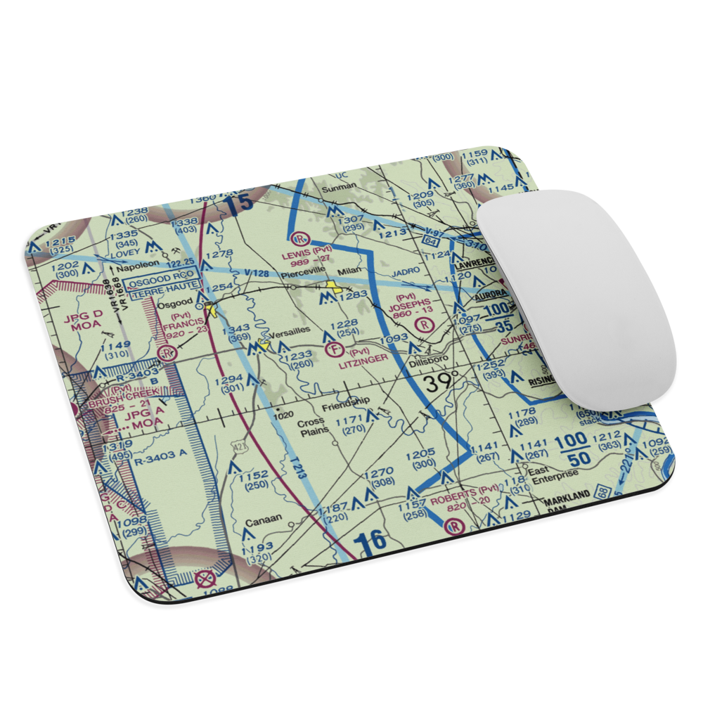 Litzinger Ultralightport (IG04) VFR Sectional Mouse Pad 